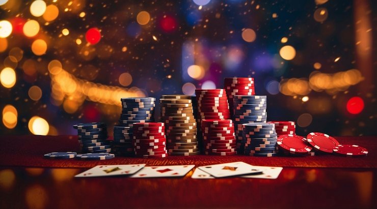 betawi live blackjack table streamed from studio, showing dealer and betting layout on mobile screen